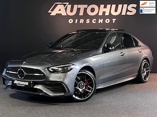 Mercedes-Benz C-klasse 300 e AMG Line Limousine Pano/Memoryseats/360Camera/Headup/Carbon/Stuurverwarming/Stoelventilatie/Trekhaak