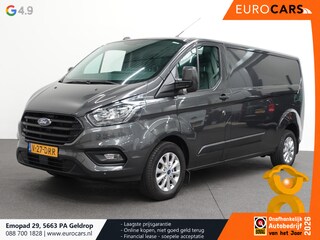 Ford Transit Custom 300 2.0 TDCI 130pk L2H1 Trend Automaat Airco Navigatie Cruisecontrol Camera Parkeersensoren Trekhaak Betimmering