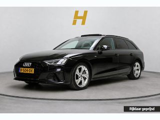 Audi A4 Avant 40 TFSI S edition Competition | Zwart optiek | Panoramadak | Trekhaak | Adaptive | Carplay | Camera | Leder | Sportstoelen