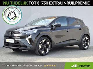 Renault Captur 1.8 E-Tech full hybrid 160 techno / Fabrieksgarantie tot 03-2029 / Pack Winter / Stuur- en stoelverwarming / Navigatie groot scherm / Camera / Climate Control / 18" LM wielen /