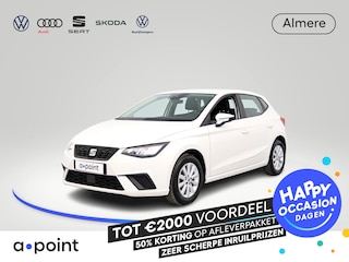 Seat Ibiza 1.0 MPI Style 80pk | Navigatie via app | Parkeersensoren (achter) | Cruise Control | Autom. airco |