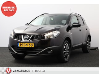 Nissan Qashqai 1.6 360/ Trekhaak/ Panorama-Dak/ 360° Camera/ Half-Leder/ Navi/ Clima/ Cruise/ Bluetooth/ Armsteun/ Multi. LEDER. Stuur/ 18''LMV/ Mistl./ Extra getint glas.