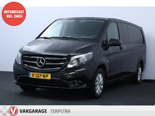 Mercedes-Benz Vito 116 CDI Extra Lang/ Automaat!/ Trekhaak/ Zij-Schuifdeur Rechts/ 16'' LMV/ Navi/ Airco/ Cruise/ Elek. pakket/ Bluetooth/ Multi. Stuur/ Dakspoiler/ Metallic lak.