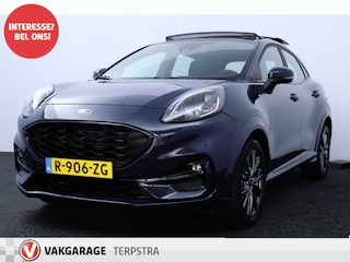 Ford Puma 1.0 EcoBoost Hybrid ST-Line X/ Zwarte Hemel/ Open-Pano/ Elek.Klep/ Camera/ Stoel+Stuur&Voorruitverw./ 17''LMV/ Keyless/ Clima/ Navi/ Cruise/ Bluetooth/ Multi.LEDER.Stuur/ Elek.Pakket/ Isofix/ PDC.