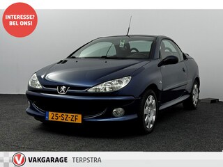 Peugeot 206 CC 1.6-16V/ Automaat/ Wind-Scherm/ Elek.Ramen/ C.V. Afatand/ Stuurbekr./ Radio USB/ NAP!/ Metallic lak