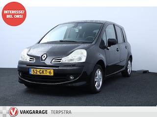Renault Modus 1.2 TCE Dynamique/ Trekhaak/ 15'' LMV/ Clima/ Cruise/ Elek. pakket/ Isofix/ Multi. LEDER. Stuur/ Mistl./ Extra getint glas.