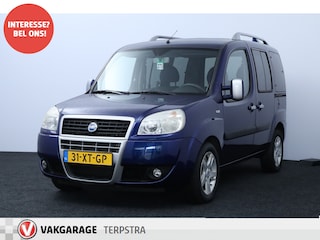 Fiat Doblò 1.4 Malibu/ D-Riem Verv 133.000KM!/ Rolstoelauto!/ Zij-Schuifdeur R+L/ 15''LMV/ Airco!/ Elek.pakket/ Radio-CD/ Mistl.Voor/ PDC Achter.