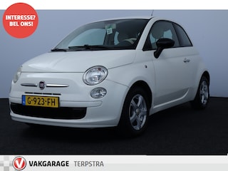 Fiat 500 1.2 Naked/ 4-Cilnder/ 14'' LMV/ Stuurbekr./ C.V. Afstand/ Elek. pakket/ Radio-CD/ Chroom/ Getint glas/ Dagrijverl.