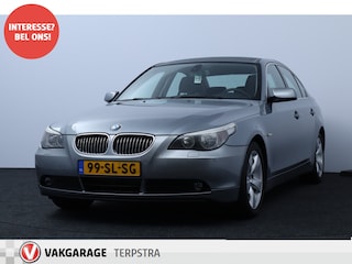 BMW 523i Business Line/ 6-Cilinder!/ Automaat/ 17''LMV/ Clima/ Navi/ Cruise/ Bluetooth/ Multi.LEDER.Stuur/ Elek.Pakket/ Isofix/ PDC V+A.