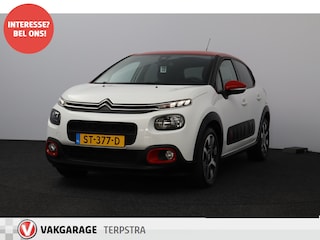 Citroën C3 1.2 PureTech Shine/ DEALER ONDERHOUDEN!/ AUTOMAAT!/ D-Riem verv: 91.000 KM!/ Two-Tone/ Camera/ 17'' LMV/ Apple + Android/ DAB+/ Extra getint glas/ Navi/ Clima/ Cruise/ Elek. pakket/ Isofix/ Bluetooth/ Mistl./ PD