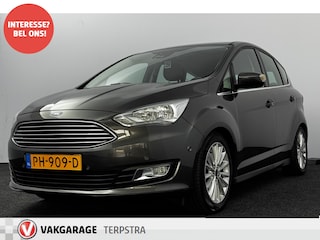 Ford C-MAX 1.0 Titanium /DEALER ONDERHOUDEN! /Trekhaak! /Voorruitverw. /Camera /Lane Assist /Dodehoek Detec. /Navi /Climat /Cruise /Elek. pakket /Bluetooth /17"LMV /PDC V+A /LED Dagrijverl. /Mistlampen.