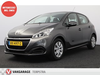 Peugeot 208 1.2 PureTech Active/ D-RIEM VERV: 63.000 KM!/ DEALER ONDERHOUDEN!/ 5-Drs/ Apple + Android/ Navi/ Airco/ Cruise/ Elek. pakket/ Isofix/ Bluetooth/ Armsteun/ Multi. LEDER. Stuur/ Dakspoiler/ LED Dagrijverl.