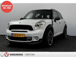 Mini Countryman 1.6 Cooper S Chili/ Automaat/ 184pk!/ Two-Tone/ Panorama-Dak/ 18'' LMV/ Bi-Xenon/ Keyless/ Stoelverw./ Zwarte-Hemel/ Leder/ Multi. LEDER. Stuur/ PDC/ Chroom.