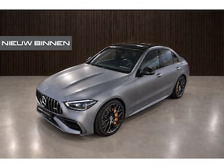 Mercedes-Benz C-klasse 300 e AMG Line | Magno | Panoramadak | Stoelverwarming | Adaptive Cruise Control | Dodehoekdetectie | Head-Up Display | Memory Seat | 360 Camera | Keyless | Ambiance Verlichting | Navigatie | Apple Carplay
