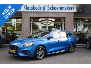 Ford Focus Wagon 1.0 EcoBoost ST Line Business TREKHAAK PANO STOEL/STUUR/RUITVERW. CARPLAY ZWARTE-HEMEL DAB NAVI CRUISE 2XPDC 17''LMV