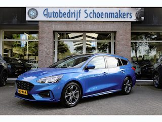 Ford Focus Wagon 1.0 EcoBoost ST Line Business TREKHAAK PANO STOEL/STUUR/RUITVERW. CARPLAY ZWARTE-HEMEL DAB NAVI CRUISE 2XPDC 17''LMV