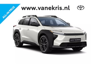 Toyota bZ4X Touring Executive AWD 75 kWh, 20 Inch LM, Panoramadak 1500 Kg trekgewicht, Synthetic Leather Black!