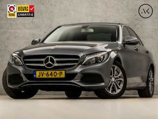 Mercedes-Benz C-klasse 350 e AMG Sport 279Pk Automaat (NAVIGATIE, LUCHTVERING, ORG. NL, GETINT GLAS, ELEK SPORTSTOELEN, LEDER, CRUISE, KEYLESS START, TREKHAAK, NIEUWSTAAT)