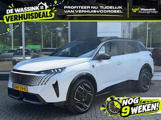 Peugeot 5008 GT Long Range 97 kWh 7p VOORRAAD VOORDEEL | Panoramisch schuifdak | Trekhaak | Warmtepomp | Stoelverwarming | Navigatie |