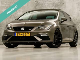 Seat Leon 1.4 EcoTSI FR Sport 150Pk Automaat (PANORAMADAK, NAVIGATIE, CLIMATE, STOELVERWARMING, SPORTSTOELEN, GETINT GLAS, CRUISE, PARKEERSENSOREN, NIEUWSTAAT)