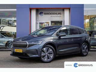 Skoda Enyaq iV 80 First Edition | Trekhaak | Camera | Memory | Cruise adaptief | Stoel verwarming voor+achter | Matrix LED | Apple Carplay/Android Auto | Dodehoek detectie | Keyless entry+strart 80 First Edition| Achteruitrijcamera | Apple Carplay/Android Auto|telefoonintegratie premium | Cruise control adaptief met Stop&Go en stuurhulp