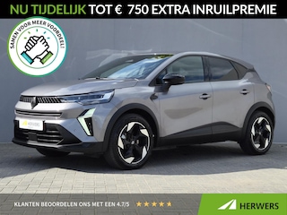 Renault Captur 1.8 E-Tech full hybrid 160 techno / Fabrieksgarantie tot 02-2029 / Pack Winter / Stuur- en stoelverwarming / Navigatie groot scherm / Camera / Climate Control / 18" LM wielen /