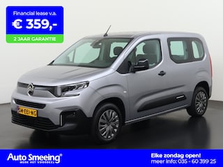 Citroën Berlingo Feel 50 kWh | 3 Fase | Carplay | 5 persoons | Zondag Open!