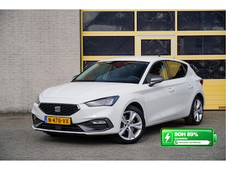 Seat Leon 1.4 TSI 150PK! Automaat eHybrid PHEV FR Business Intense BJ2021 Lmv 17" | Led V+A | Pdc | App-Connect | Navi | Virtual cockpit | Sfeerverlichting | Climate control | Cruise control | Sportstoelen | Verwarmd stuur/voorstoelen | SoH 89% + 2 laadkabels!