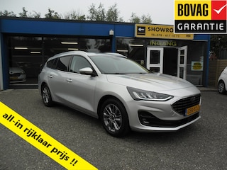 Ford Focus Wagon EcoBoost Hybrid 155pk Automaat Titanium Nav Groot Ecc Lmv Pdc Led Rijklaarprijs