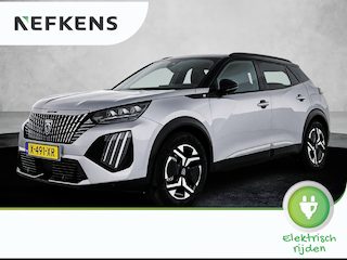 Peugeot 2008 EV 54 kWh 156pk GT Automaat | 3 Fase | Navigatie | Camera | Leder/Alcantara | Stoel elektrisch+verwarmd+massage | Full Led koplampen | Parkeersensoren v+a | Keyless | Adaptieve Cruise Control | Dodehoeksensor | DAB+ radio | Apple Carplay / Android Auto | Donker getint glas | 17" lichtmetalen velgen |