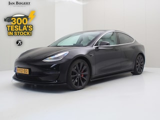 Tesla Model 3 Performance Dual Motor AWD 486pk 88.3% SoH [ WIT LEDER+AUTOPILOT+20 INCH+530KM WLTP+PREMIUM AUDIO ]