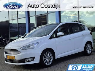 Ford C-MAX 1.0 Titanium 125PK Panodak Cruise Elek. Achterklep Verwarmde Voorruit Navi Climate Parkeersensoren Achter Carplay *Dealer Onderhouden*