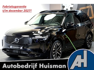 Volvo XC90 2.0 T8 AWD 335kW/456pk Aut8 Recharge Ultra Dark 7P BOWERS&WILKINS + LUCHTVERING + MASSAGE + EL.TREKHAAK + ADAPT.CRUISE + PANORAMADAK + HEAD-UP + STOELVERWARMIN V&A + STUURVERWARMING + LEDEREN DASHBOARD + 360 CAMERA + STOELVENTILATIE + 21" LM-VELGEN!!