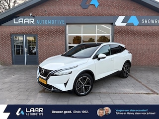 Nissan Qashqai 1.3 MHEV 158PK X-tronic Tekna + | Navi | 360 Camera | Pano | Memory | BOSE | ACC | Leer