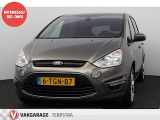 Ford S-MAX 1.6 EcoBoost Platinum/ 161pk!/ D-Riem verv: 174.000 KM!/ Trekhaak/ Voorruitverw./ Panorama-Dak/ Half-Leder - Alcantara/ 18'' LMV/ Bi-Xenon/ Audio-Premium/ Elek. Stoel(en) + Memory/ Camera/ Keyless/ Stoelverw.