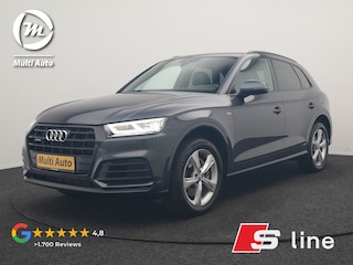 Audi Q5 50 TFSI e Quattro 2x S Line PHEV 300pk | Trekhaak Af Fabriek | Virtual Cockpit | Camera | Sportstoelen Verwarmd | Keyless | Blis | Apple Carplay | Navigatie | DAB | Cruise Control | Plug In Hybrid |