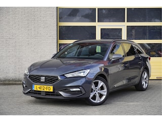 Seat Leon Sportstourer 1.5 TSI 150PK! FR Business Intense BJ2021 Lmv 17" | Led V+A | Pdc | Elek. achterklep | Achteruitrijcamera | App-Connect | Navi | Virtual cockpit | Sfeerverlichting | Climate control | Cruise control | Sportstoelen | Sportstuur | Verwarmd stuur/voorstoelen