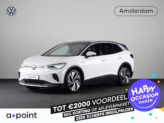 Volkswagen ID.4 Pro 77 kWh 204 pk | Navigatie | Panoramadak | Trekhaak (wegklapbaar) | Parkeersensoren | Rondomzicht camera | Adaptieve cruise control | Stoelverwarming | Verwarmde voorruit |