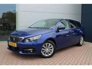Peugeot 308 SW 1.2 PureTech 130pk Blue Lease Premium Leer Airco Navi Carplay Camera Pano Dealer onderhouden