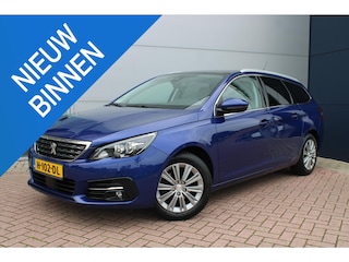 Peugeot 308 SW 1.2 PureTech 130pk Blue Lease Premium Leer Airco Navi Carplay Camera Pano Dealer onderhouden