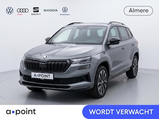Skoda Karoq 1.5 TSI ACT Sportline Business 150 pk Automaat (DSG) | Verlengde garantie | Navigatie via App | Parkeersensoren | Achteruitrijcamera | Adaptieve cruise control | Stoelverwarming v/a | Verwarmde voorruit |