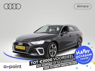 Audi A4 Avant 40 TFSI S edition 204pk | MMI navigatie plus | Parkeercamera | 18"Lichtmetalen velgen | Stoelverwarming | Elektrisch bedienbare achterklep |