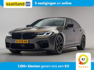 BMW 5-serie Competition 625pk - Orig. NL - Alvitgrau! [ Keramisch Stoelventilatie ACC Bowers&Wilkins ]
