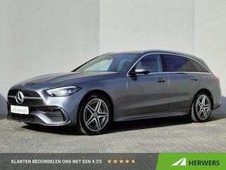 Mercedes-Benz C-klasse 300 e AMG Line / SOH 99,8% / Elektrische trekhaak / Stoelverwarming / Elektrische achterklep / Trekgewicht 1800 kg / Burmester Audio Systeem / Adaptief cruise control / Achteruitrijcamera / Apple Carplay Android Auto /