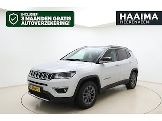 Jeep Compass 4xe 190 Plug-in Hybrid Electric Limited Business Automaat | Navigatie | Camera | Zwart dak | Climate control | Keyless | Dakrails