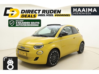 Fiat 500 1.0 Hybrid La Prima Cabrio | DEMO | Tot 8 jaar garantie | Navigatie | JBL Audio | Achteruitrijcamera | Climate control | Full LED Koplampen | Stoelverwarming | 17" Lichtmetalen velgen