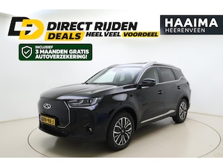 Chery Tiggo 7 Plug-In Hybride 280pk Automaat Unique | 7 jaar Garantie | DEMO | Lederen bekleding met verwarming en ventilatie | Elektrisch schuif/kanteldak | Elektrische achterklep | Apple Carplay/Android Auto