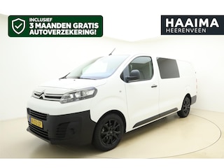 Citroën Jumpy 2.0 BlueHDI 120pk HDI Dubbel Cabine | 6-Zits | Airco | Trekhaak | Lichtmetalen velgen | Cruise control | Airco | Laadruimte betimmerd | Parkeersensoren