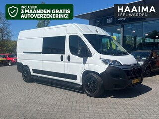 Citroën Jumper Dubbele cabine 2.2 BlueHDi 140pk L3H2 3.3t | 7 zitplaatsen | Navigatie | Cruise control | Trekhaak | Parkeersensoren | Sidesteps | Lichtmetalen velgen | Carplay/ Android Auto