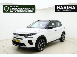 Citroën C3 Plus 113pk Comfort Range 44 kWh | Parkeersensoren | Airco | Cruise control | Elek. voorramen | Apple carplay/Android auto | Rijstrook assistent | Verkeersbordherkenning |